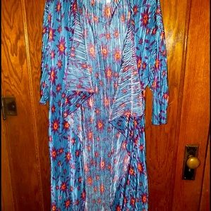 LuLaRoe Shirley long cardigan size lg
